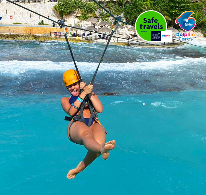 Activities in Cancun, Isla Mujeres Zip Line Garrafon Park