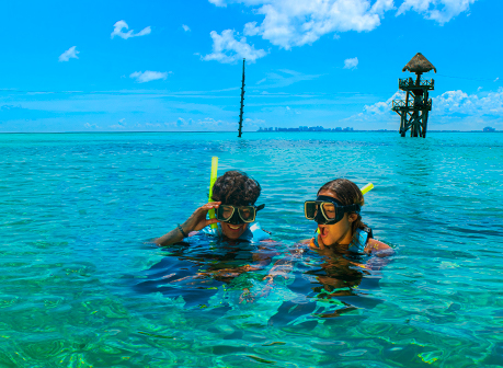 Snorkel en Parque Garrafón, Cancún, Isla Mujeres