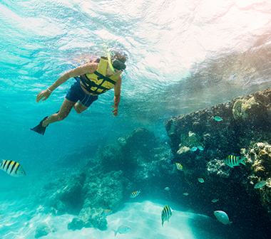 Snorkel en Parque Garrafón, Cancún, Isla Mujeres
