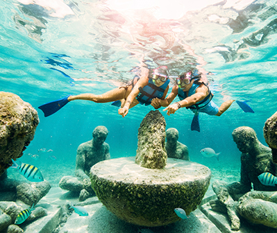 Snorkel en Parque Garrafón, Cancún, Isla Mujeres